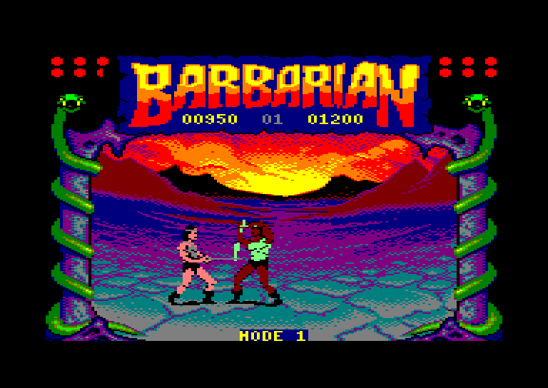 Amstrad CPC, Barbarian
