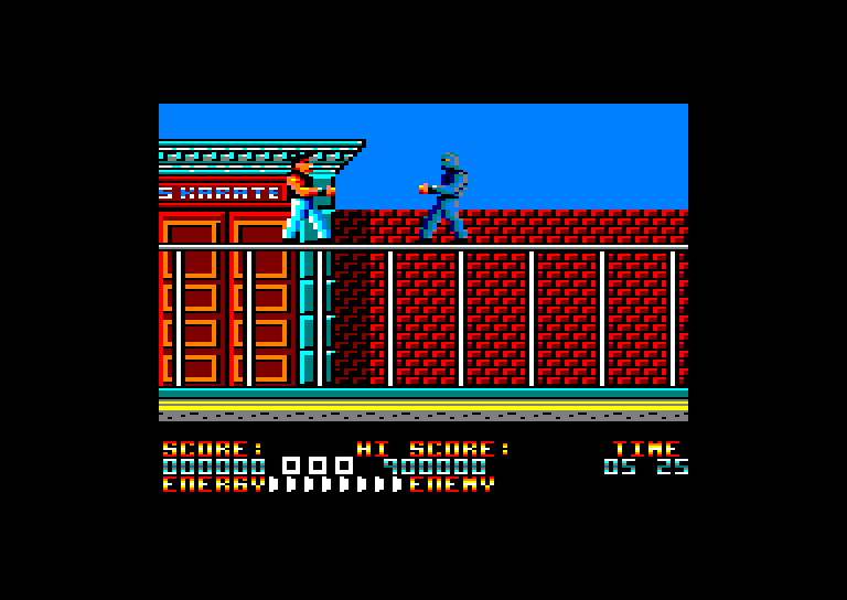 Dragon Ninja, Amstrad CPC