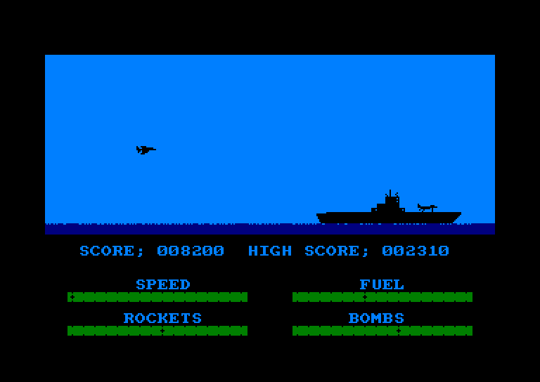 Amstrad CPC, Harrier Attack