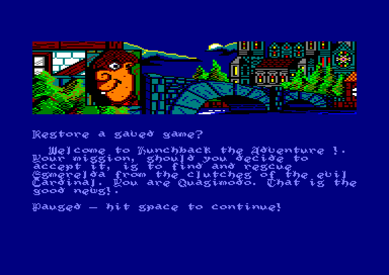 Amstrad CPC, Hunchback The Adventure