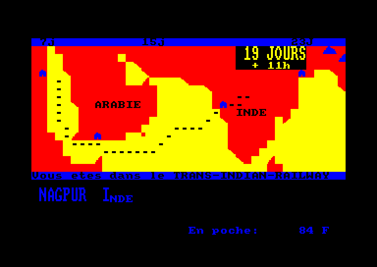 Amstrad CPC, Le Tour Du Monde En 80 Jours
