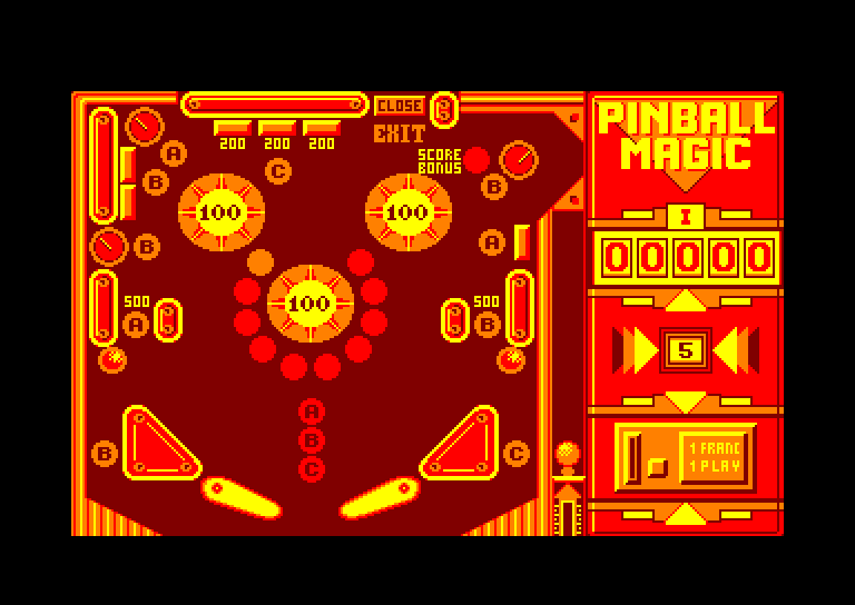Pinball Magic, Amstrad CPC