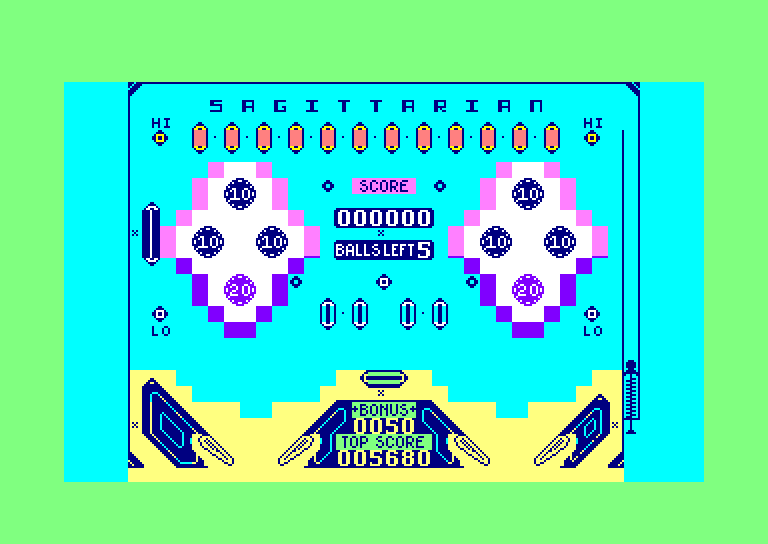 Pinball wizard, Amstrad CPC