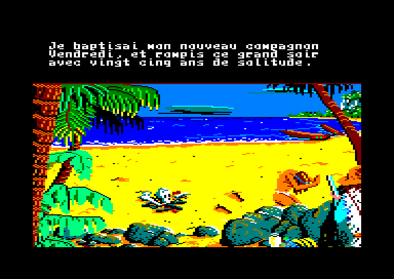 Amstrad CPC, Robinson Crusoé