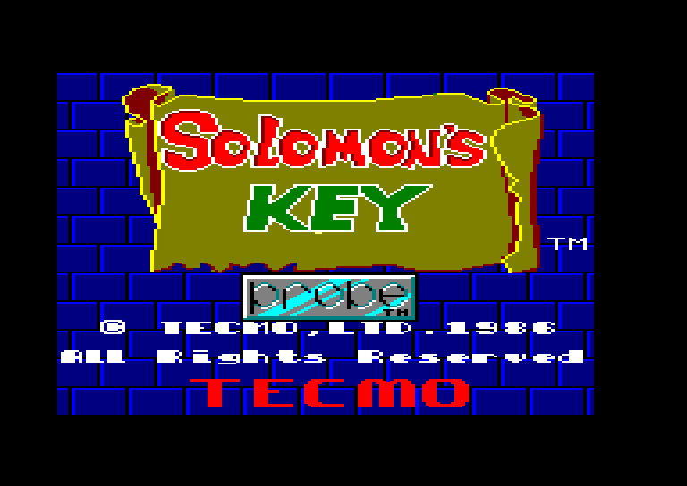 Amstrad CPC, Solomon's Key