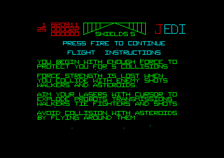 Amstrad CPC, Star Wars: The Empire Strikes Back