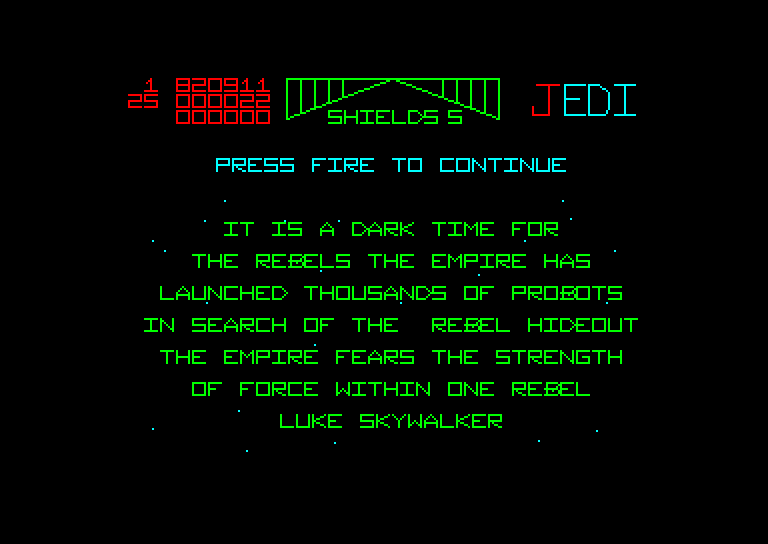 Amstrad CPC, Star Wars: The Empire Strikes Back