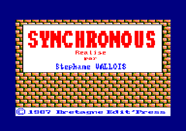 Amstrad CPC, Synchronous