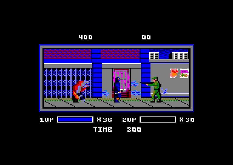Amstrad  CPC, The Ninja Warriors