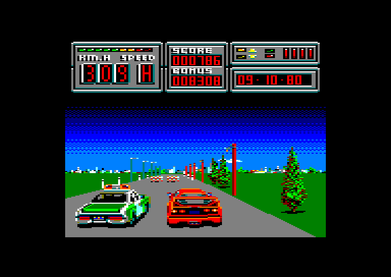 Crazy Cars 2, Amstrad CPC