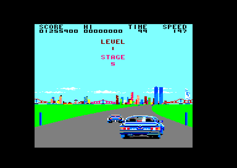 Crazy Cars, Amstrad CPC