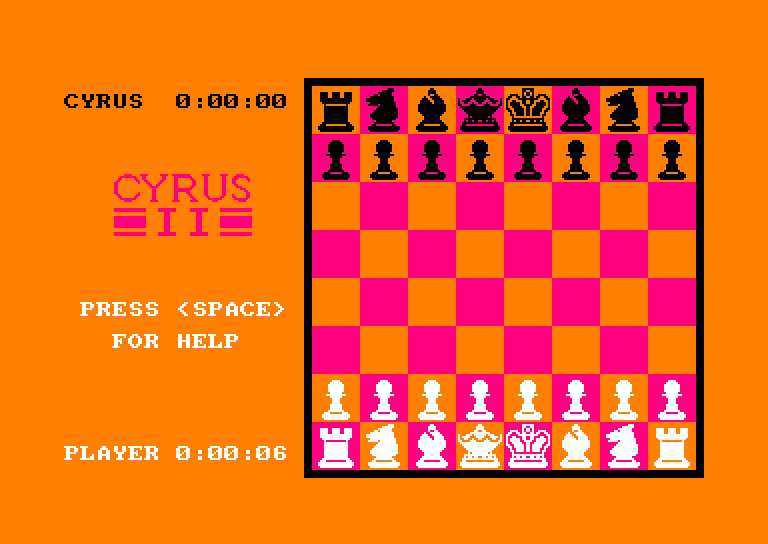 Amstrad CPC, Cyrus II Chess