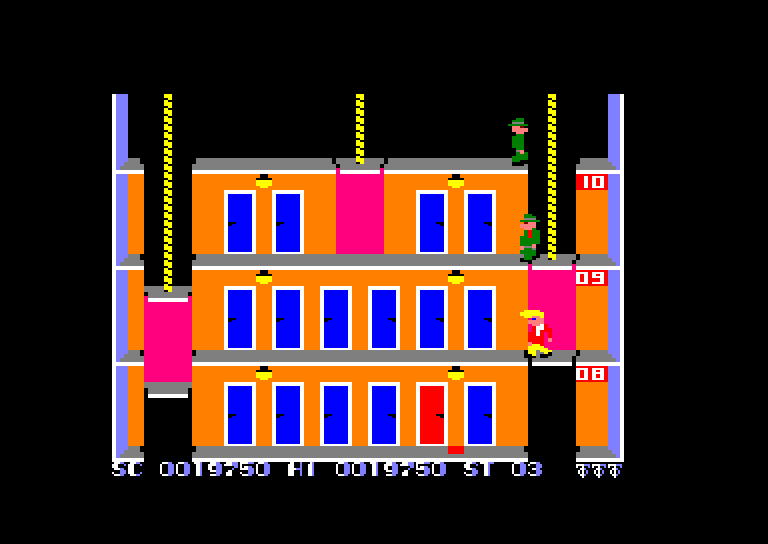 Amstrad CPC, Elevator Action