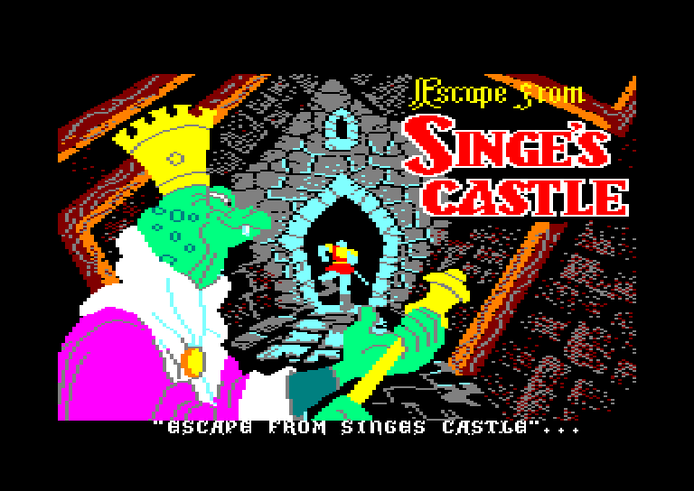Amstrad CPC, Escape From Singe's Castle