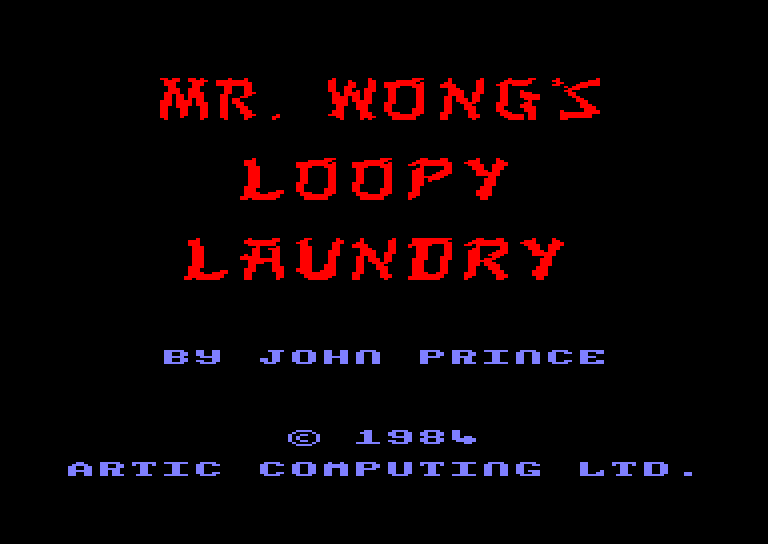 Amstrad CPC, Mr. Wong's Loopy Laundry