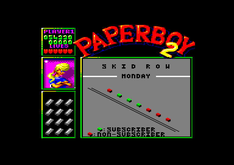 Amstrad CPC, Paperboy 2