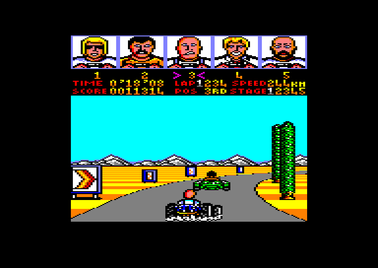 Power Drift, Amstrad CPC