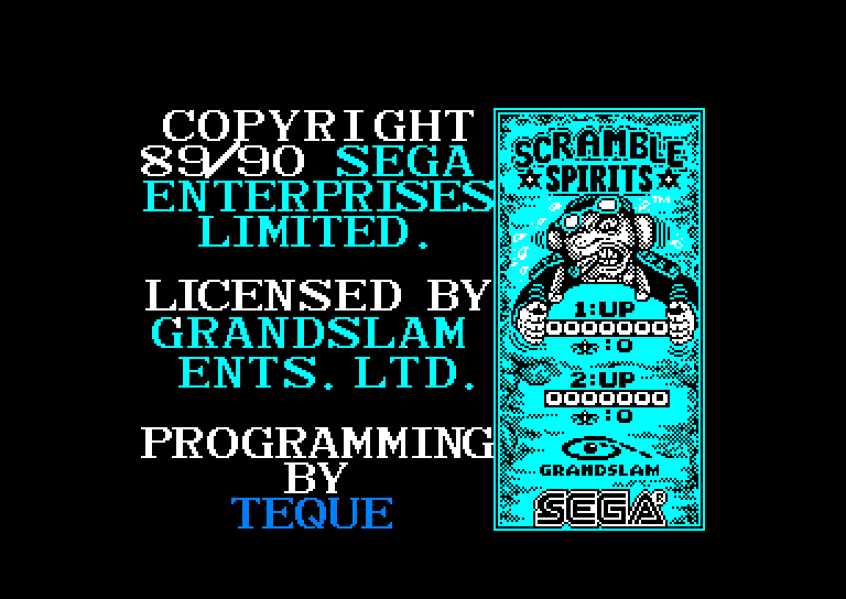 Amstrad CPC, Scramble Spirits