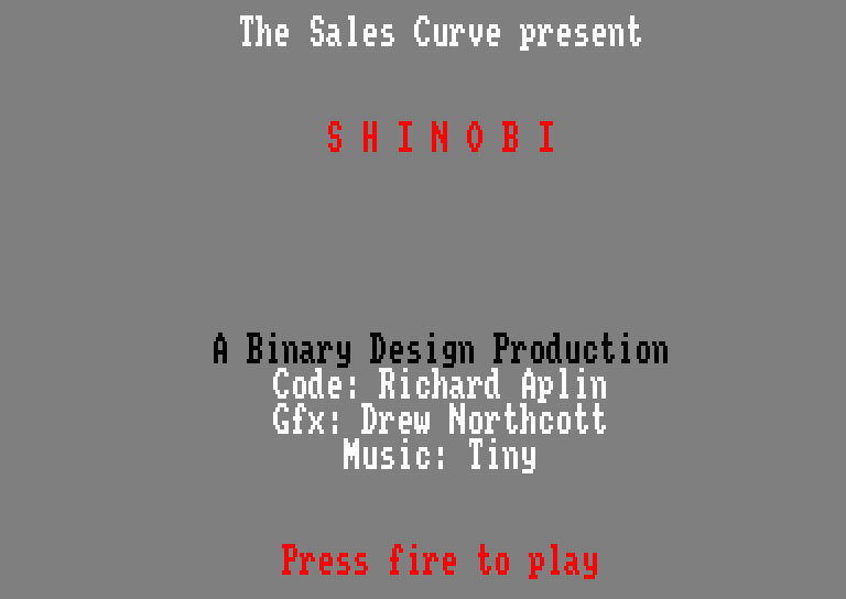 Amstrad CPC, Shinobi