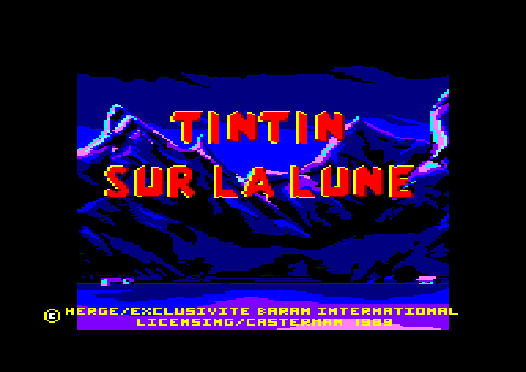 Amstrad CPC, Tintin Sur La Lune
