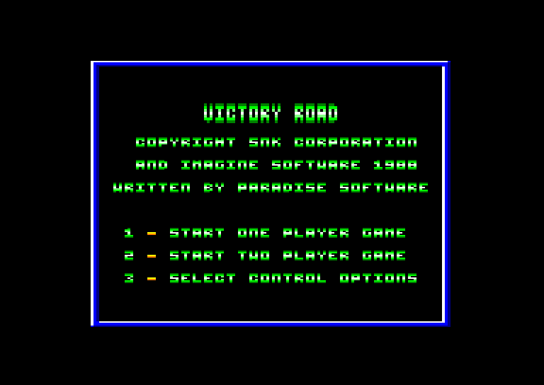 Amstrad CPC, Victory Road