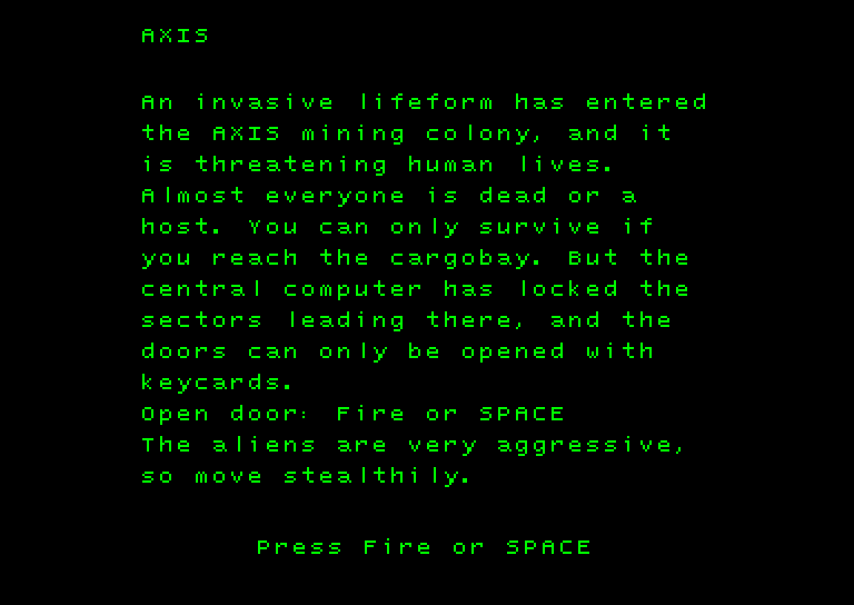 Amstrad CPC, Axis