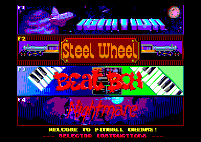 Amstrad CPC, Pinball Dreams